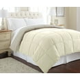 thumbnail image 2 of Modern Threads Reversible Ivory & Atmosphere All-Season Down Alternative Adult Bed Comforter, Twin, 2 of 17