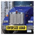 thumbnail image 3 of Oversize Load Banner with Heavy Duty Metal - 2 Pack - Stretch Cord Mesh - 18 Inch x 84 Inch, 3 of 7