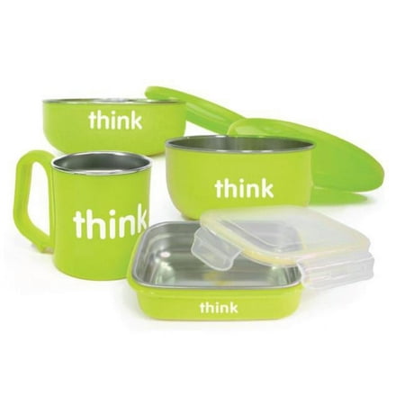 Thinkbaby HG1236850 Feeding Set BPA Free, Green