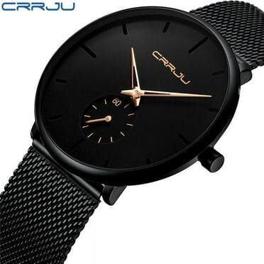 LIGE Men's Luxury Quartz Watch - Waterproof Sports Watch with Mesh Steel Strap - Perfect Gift for Fashionable Men