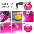 thumbnail image 2 of Pelota de Yoga antiexplosión 55cm/65cm/75cm pelota de equilibrio de estabilidad Pilates Barre física, 2 of 8