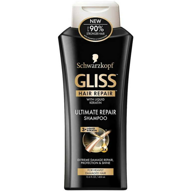 Schwarzkopf Gliss Ultimate Repair Shampoo 13.6 of 3) - Walmart.com