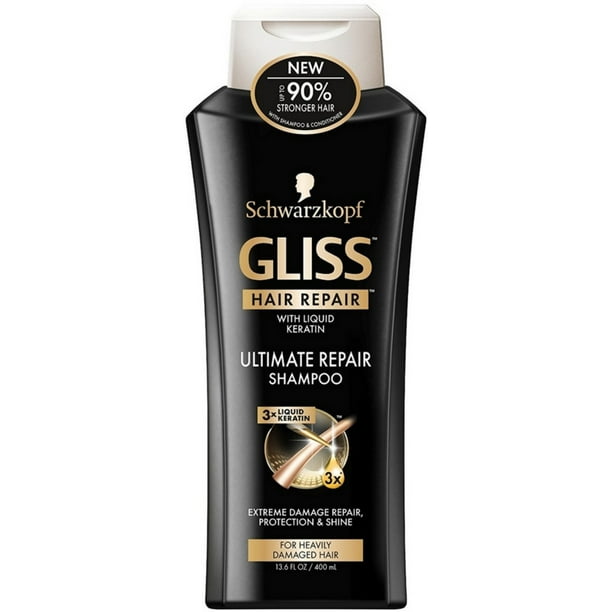 Schwarzkopf Gliss Ultimate Repair Shampoo 13.6 oz (Pack of 2) Walmart