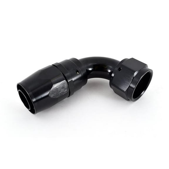 20AN 90-deg Hose End - Black