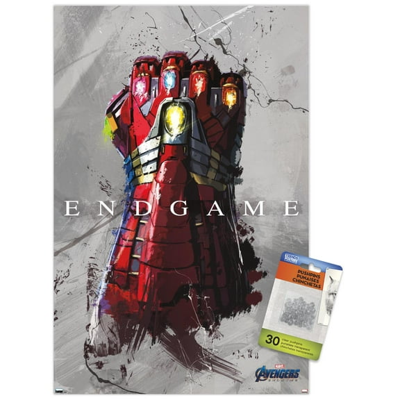 Marvel Avengers: Endgame - Stark Gauntlet 14.72 in x 22.37 in Poster, by Trends International