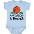 thumbnail image 3 of Inktastic Basketball My Daddy is the Coach Boys or Girls Baby Bodysuit, 3 of 5