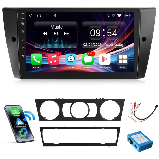 Radio de coche Leadfan para BMW Serie 3 328i 335i 325i 2005-2011