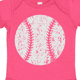 thumbnail image 4 of Inktastic Distressed Baseball in White Boys or Girls Baby Bodysuit, 4 of 5
