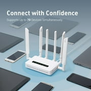 GL.iNet X3000 5G NR AX3000 Wi-Fi 6 Router with Detachable Antennas