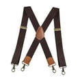 thumbnail image 2 of Tirantes para hombre para pantalones casuales grandes y altos, tirantes para eventos formales Café, 2 of 9