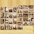 WFPLUS 64 Pcs 2 set Vintage Retro Old Tourist Spot Posters Travel