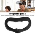 thumbnail image 3 of VR Silicone Cover Eye Pad, Scratch Resistant Easy To Install and Remove Perfect Fit VR Cover Pad Replacement  for VR Accessories Black, 3 of 7