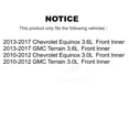 thumbnail image 2 of Transit Auto Front Hub Bearing Assembly Lower Ball Joint Outer Inner Tie Rod & Sway Bar Stabilizer Link Kit (10Pc) for Car Chevrolet Equinox GMC Terrain - Left Right Side (Driver Passenger) K7T-109425, 2 of 11
