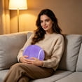 thumbnail image 5 of MMJ Simulated Tennis Ball Cushion Decorative Soft Plush Round Pillow for Home Sofa Chair Car Office Nap 7.87in, 5 of 6