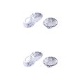 thumbnail image 4 of Molde para tartas de huevo Wosthever Papel de aluminio 7x4.5x2cm 2piezas, 4 of 5