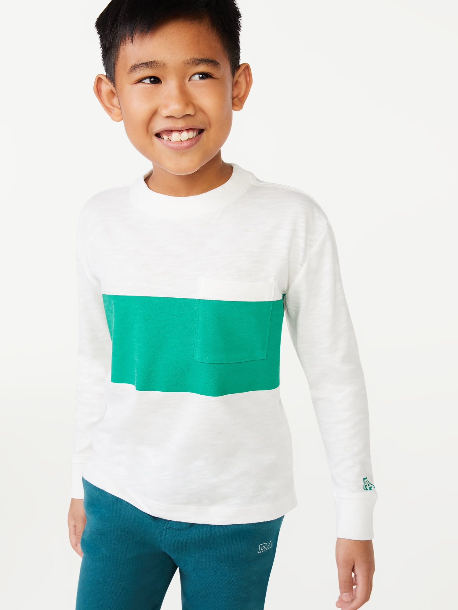 Boys Kids Top T-Shirt Grey Long Sleeves 6-10 years Brand New 