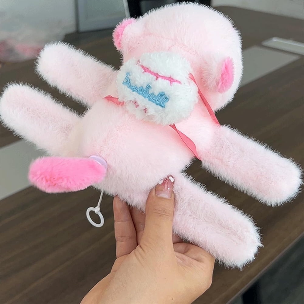 XPJBKC Capybara Braccialetti Slap per Bambini, Capybara Peluche Snap Braccialetto, Capybara Huggers Slap Bracciali, Capybara Gadget per Natale, Feste di Compleanno (Marrone Chiaro, 20 cm