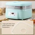 thumbnail image 6 of Food Dehydrator Machine for Home Use - 360° Airflow Food Dehydrator Machine, Electric Dryer with Adjustable Timer & Temperature Control, 3 Trays - Digital Presets for Fruit, Meat, Herbs, Jerky, 6 of 8