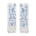thumbnail image 3 of Chaussettes de Réflexologie d'Acupression Chaussettes Illustration d'Acupoint Douces pour Adultes Unisexes, 3 of 9