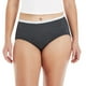 thumbnail image 2 of Calzoncillos Hanes de algodón acanalado para mujer, paquete de 6 unidades, talla 7, 2 of 6