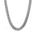 thumbnail image 2 of 9-20MM Heavy Stainless Steel Silver Cuban Curb Chain Men's Necklace Or Bracelet, 2 of 2