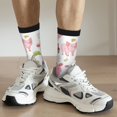 thumbnail image 6 of Daiia Cow And Pig Print Crew Socks – Soft Breathable Long Socks for Men & Women, Moisture-Wicking & Comfortable Daily Wear Socks, One-Size Fits Most (US 5-11), 6 of 6