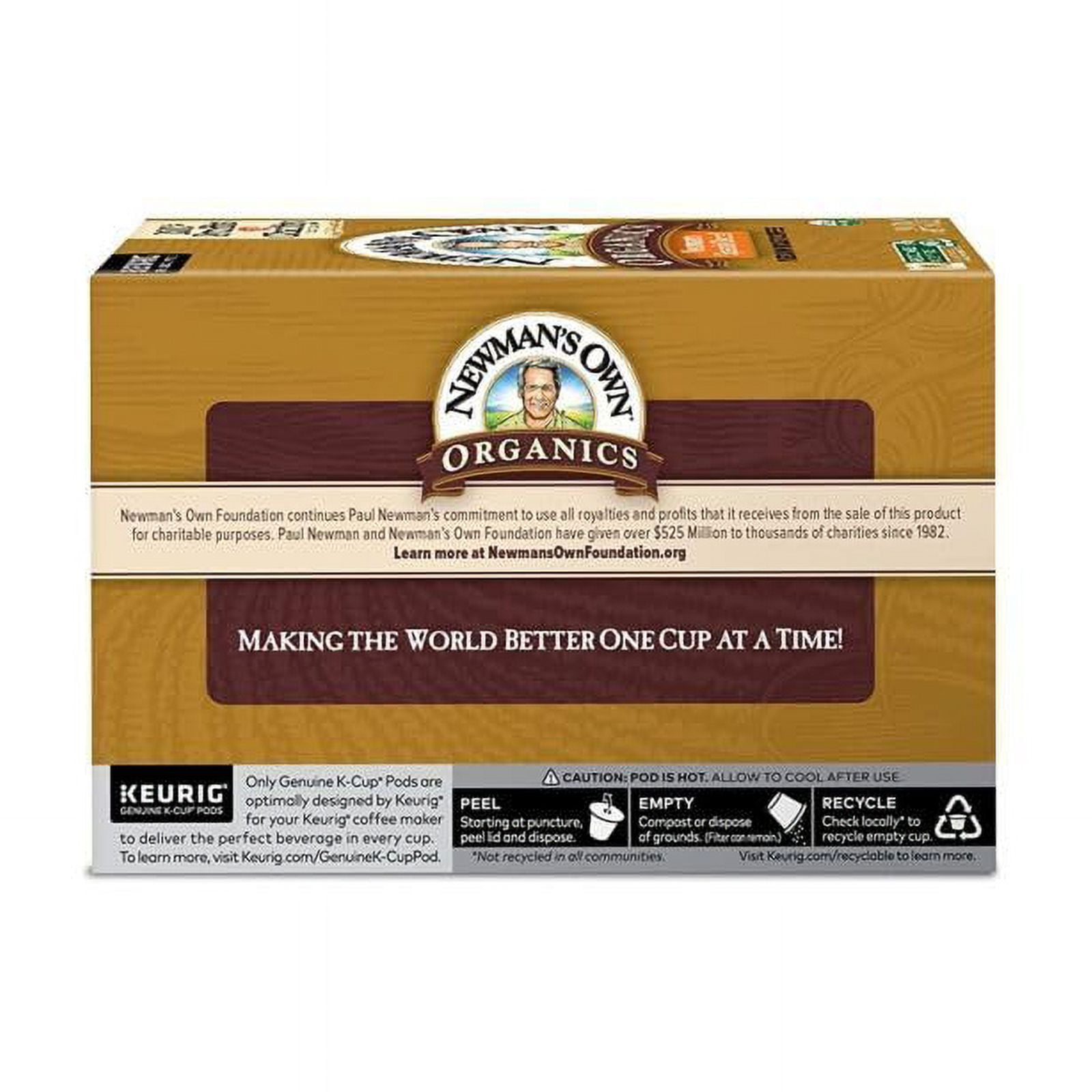 Green Mountain Newman's Own Special Decaf Coffee, K-Cup Portion Pack for Keurig K-Cup Brewers, 12-Count (Pack of 3)
