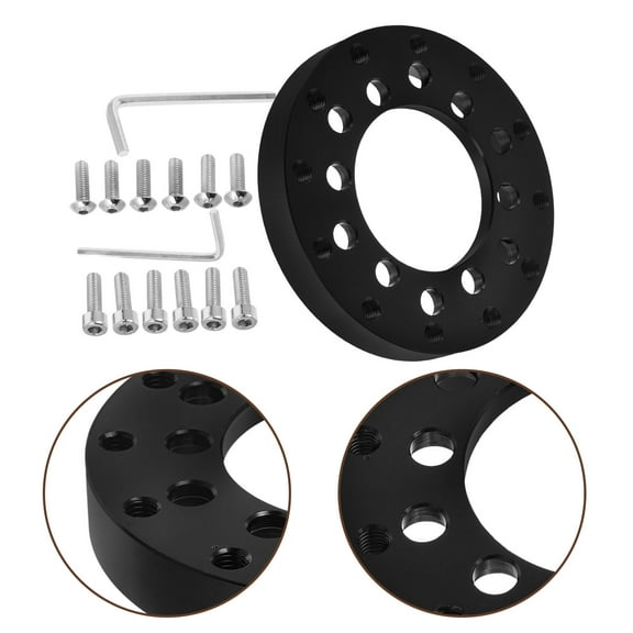 GOOHOCHY 1 Set Steering Wheel Adapter Plate 70MM Compatible for Logitech G920 Racing Game Steering Wheel Hub Adapter Your Racing Experience