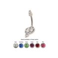 thumbnail image 1 of Snake Belly Ring with Jewels, 1 of 1