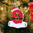 thumbnail image 3 of Fwttom 26 Noël 26 Lettres Ornements Rouges Ornements en Bois pour Sapin de Noël Pendentif Suspendu avec Lettres Ornements Alphabet Décorations de Sapin de Noël pour la Maison, 3 of 3