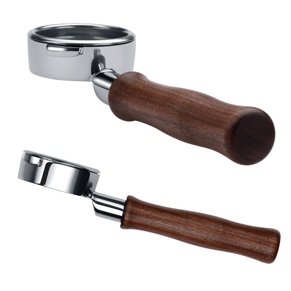 Portafiltro Normcore de 58 mm sin fondo con mango de nogal, 18 g