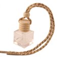 thumbnail image 4 of Botella colgante cuadrada transparente de 8-10 ml, botella para eliminar olores, botella colgante para automóvil, joyería, botella de vidrio, botella de perfume colgante, 4 of 5