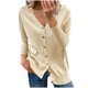 thumbnail image 1 of Moda Mujer Botones Manga Larga Casual Sólido Corto Abrigo Cárdigan Blusa Odeerbi  ODB-6, 1 of 4