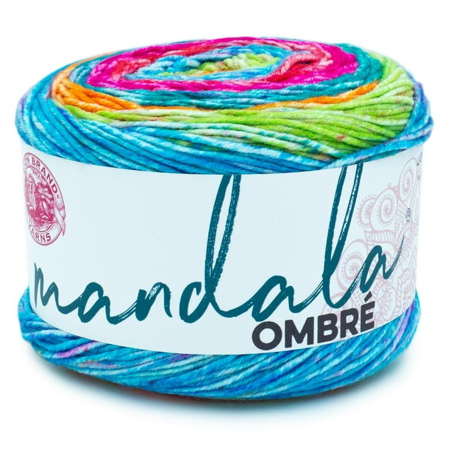 Lion Brand Yarn Mandala Ombre Happy Yarn
