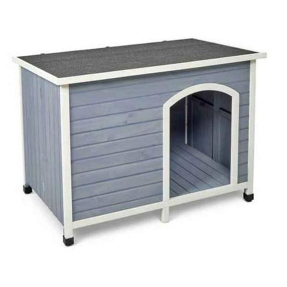 Midwest 277668 Eilio Wood Foldable Dog House, Gray - Small