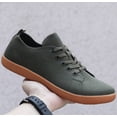 thumbnail image 6 of Men's Wide Minimalist Barefoot Sneakers | Zero Drop | Midfoot Stability Casual Knit Lace - Up Shoes - Comfortable, 6 of 17