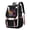 C, variant on Women's Butterfly Letter Initial Large Capacity Backpack, 15.6 Inch Laptop School Bag with Pom Pom Charm, Water Resistant Casual Daypack for Travel College, 26 Letters Available