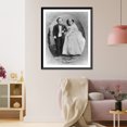thumbnail image 3 of Historic Framed Print, [Mr. and Mrs. Tom Thumb, full-length portrait, standing], 17-7/8" x 21-7/8", 3 of 9