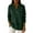 1# Green, variant on Women's Christmas Party Polo Collar Shiny Loose Sweater Top, Slimming Knit Sweater Dresses Pink 2XL