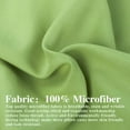 thumbnail image 3 of Standard Pillow Shams, Set of 2, 100% Brushed Microfiber, Soft and Cozy, Wrinkle, Fade, Stain Resistant (Sage Green, Standard), 3 of 6