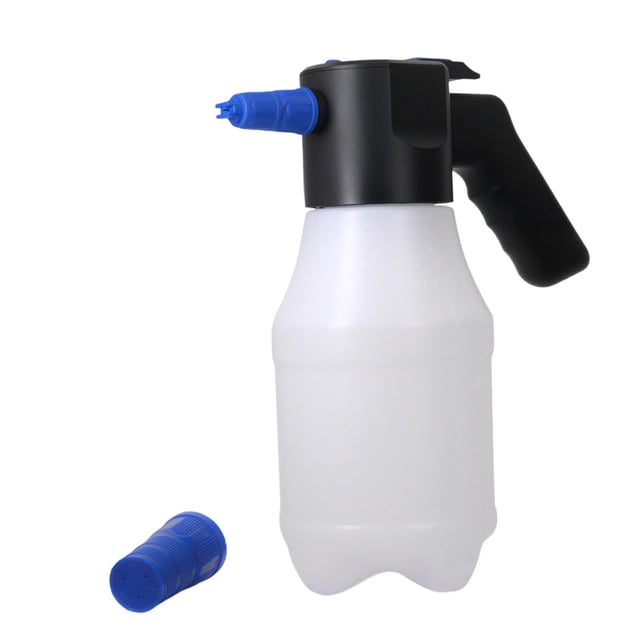 Pulverizador de espuma eléctrico para coche con carga USB para la belleza y limpieza del hogar. azul