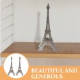 thumbnail image 2 of LOLIPPYY Set of 2 LED Eiffel Sculptures Zinc Alloy Decorative Figurines for Home, Office, Friends & Family, 2 of 7