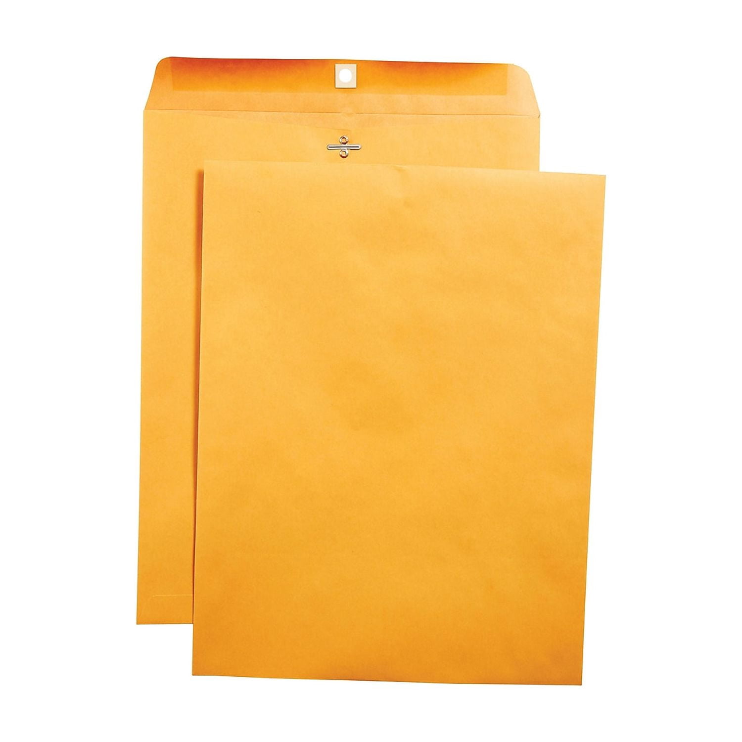 Staples Clasp & Moistenable Glue Catalog Envelopes 10"L x 15"H Brown 100/BX 19814