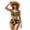 Lemon, variant on Garronmavis Cherry Blossom Women's Bikini Sets Twist Front Tummy Control Two Piece Swimsuit Side Tie Halter Neck Bathing Suit Beach Pool Swimwear