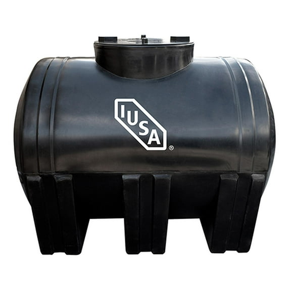 Tinaco Horizontal 1100 L negro