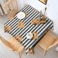 thumbnail image 2 of Paw Print Sonstripes Square Tablecloth,Waterproof Square Table Cover,Wipeable Spillproof Washable Table Cover for Home Kitchen Party Decor 42"X42"(107x107cm), 2 of 6