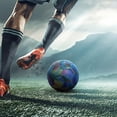 thumbnail image 4 of 2023 New Style Luminous Soccer Ball Reflective Night Glow Football Size 4 5 PU Slip-resistant Balls Adult Child Training fut JZR, 4 of 5