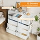 thumbnail image 4 of Cómoda Cajonera 12 Cajones de Tela para Recámara | Organizador de Ropa con Bolsillos Laterales y Ganchos | Mueble de Almacenamiento Multifuncional para Dormitorio - Resistente y Espacioso, 4 of 7