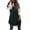 Black 27, variant on Women's Hooded Quilted Long Puffer Vest Sleeveless Full Zipper down Jacket Coats with Pockets