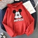 thumbnail image 3 of Sudadera con capucha Kawaii de los años 90 de Minnie Disney, Top corto de Mickey Mouse, sudaderas con capucha para mujeres, sudadera para niños y niñas, ropa de calle Harajuku, 3 of 5